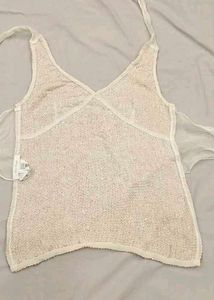 Sparkly V-Neck Tank Top