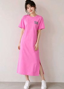 urban revivo pink dress