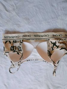 Calvin Klein Sports Bra Snake Print