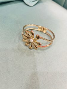 Flower Design Cuff Bracelet