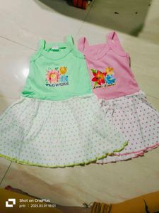 Pack Of 2 Baby Girls Frock