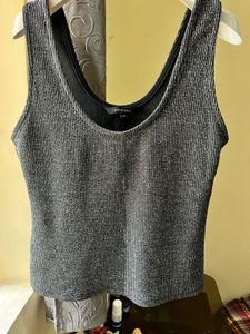 Sparkly Ribbed Tank Top
