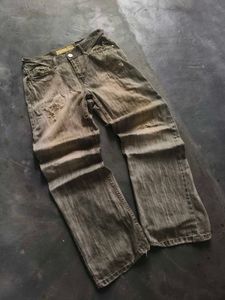 Distressed Grey Wash Denim Jeans