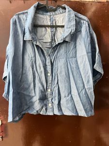 Denim Crop Top
