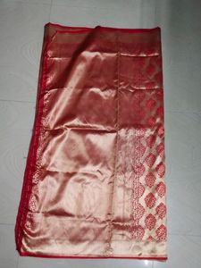 Beautiful Red Pattu Saree