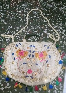 Vibrant Patterned Saree Blouse