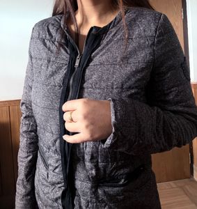 🌸Cozy Charcoal Quilted Jacket for Women🌸