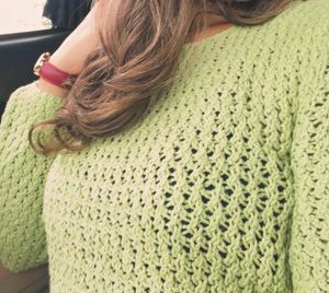 Lime Green Knit Sweater