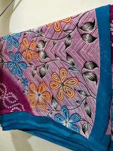 Printed Saree