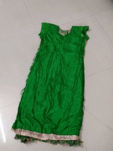 anarkali dress with dupatta and bottom wear