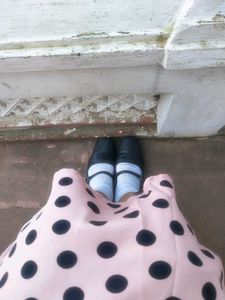 Polka dot skirt 𝜗ৎ