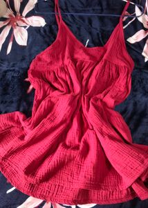 maroon flowy top