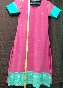 Shirt Shalwar Dupatta Zardozi Festival Offer Silk