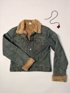 Fur Denim Jacket