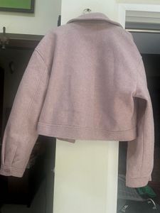 NA-KD Pink Cropped Jacket