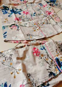 Floral Pure Cotton Pajama Set