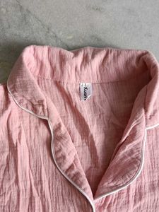 Soft Pink Pajama Top