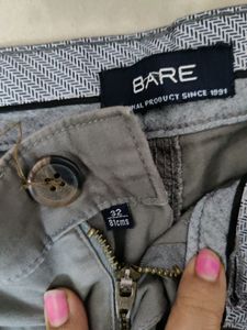 Bare Grey Colour Pant