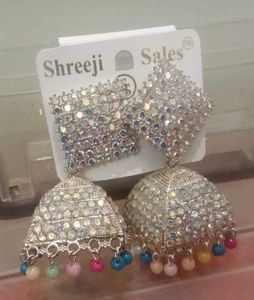Sparkling Jhumka Earrings