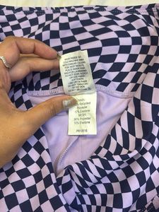 Trippy Checkered Leggings gym wear