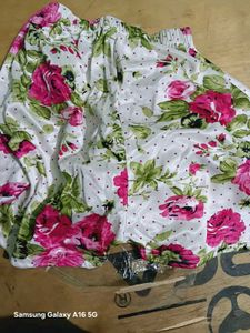 Floral Print Night Suit Set