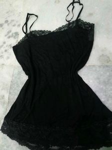 Black Lace Trim Camisole