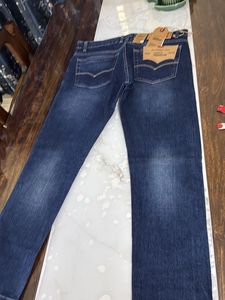 Classic Dark Wash Denim Jeans