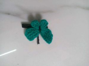 Crochet Butterfly Hair Clip