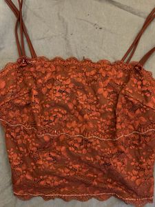 Sheer Lace Camisole Top