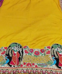 Embellished Peacock Two Pieces Saree