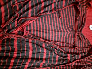 Striped Top With Tie Knots