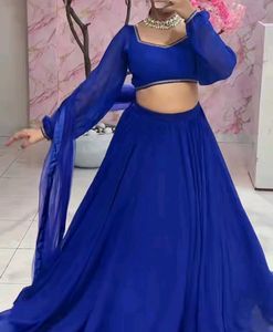 Elegant Blue Lehenga Choli Set