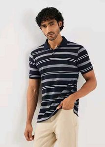FRATINI Striped Polo T-Shirt