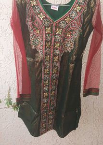 Embroidered Kurta Set with Dupatta