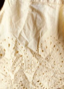 Cute Yellow Eyelet Crop Top