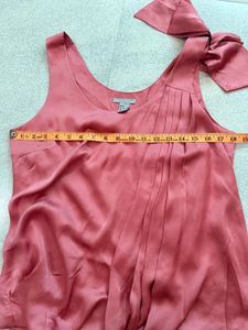 Elegant Pink Sleeveless Drape H&amp;M Top