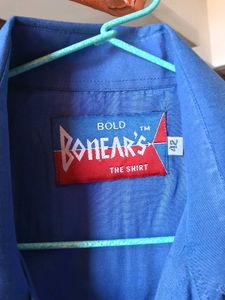 Royal Blue Button-Up Shirt