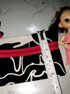 Cute Doll with Fashionable Pouch pake of 2 combo