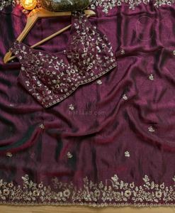 Elegant Embroidered Saree