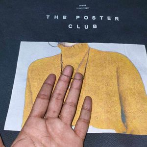 Graphic Print Turtleneck Sweatshirt