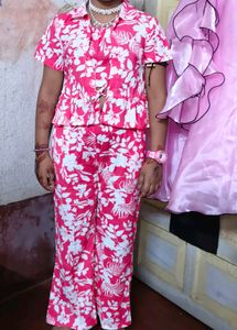 Vibrant Floral Print Co-ord Set