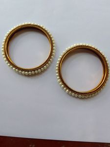 Unused Pearl Bangles Size 2.4
