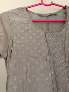 Elegant Grey Kurta Set