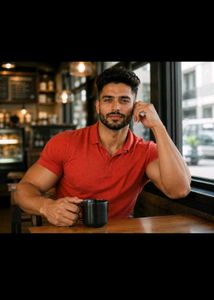 Men's Red Polo Shirt