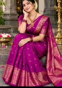 new kanjivaram silk saree with  suit se