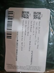 Tripr Blive Brand New Dark Green Party Wear Shirt