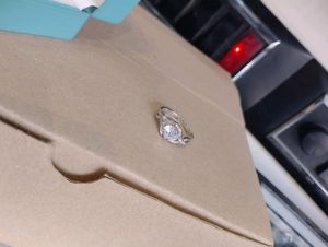 Diamond Ring Pure Silver 925