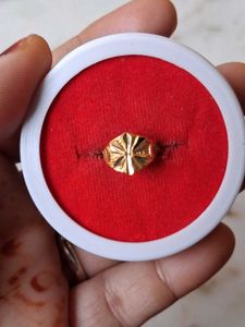 Gold flower desine baby Ring