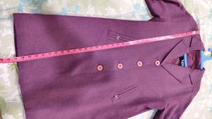 Elegant Lavender Trench Coat