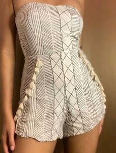 Strapless Printed Bodysuit💛